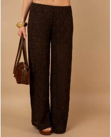 Pantalon dentelle