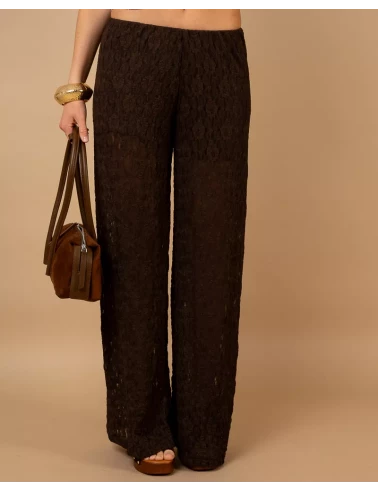 Pantalon dentelle