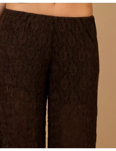 Pantalon dentelle