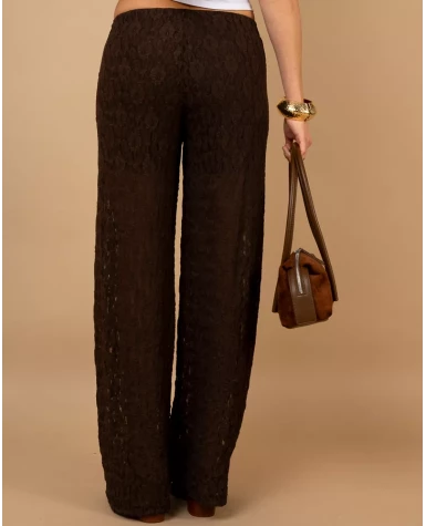 Pantalon dentelle