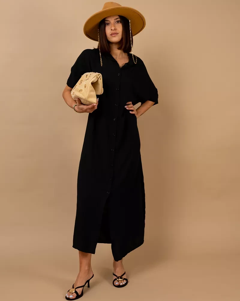 Robe longue chemise