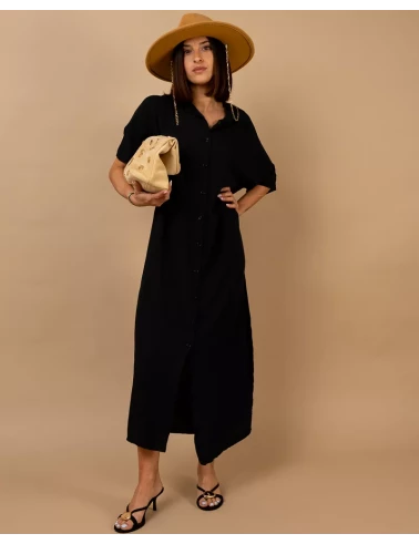 Robe longue chemise