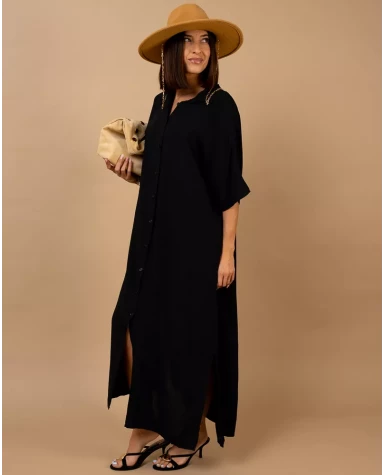 Robe longue chemise