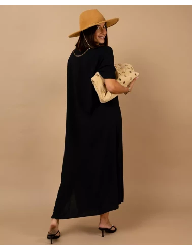 Robe longue chemise
