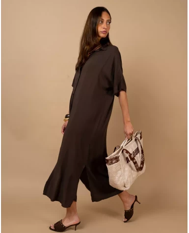 Robe longue chemise