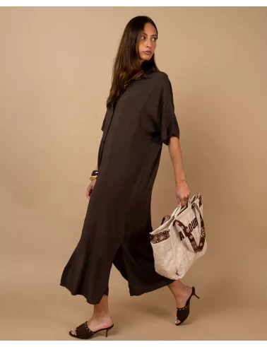 Robe longue chemise