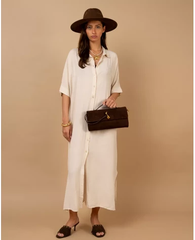 Robe longue chemise
