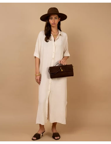 Robe longue chemise