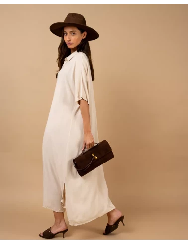 Robe longue chemise