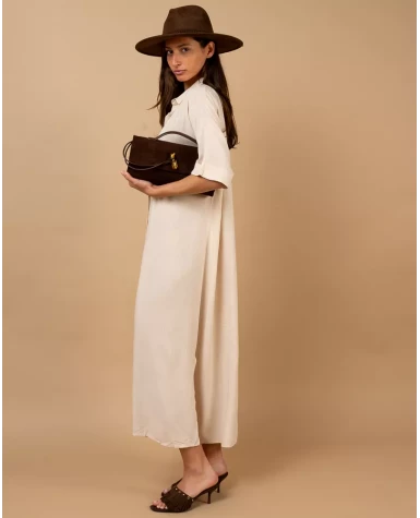 Robe longue chemise