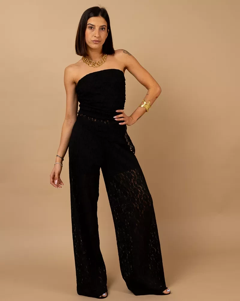 Pantalon dentelle