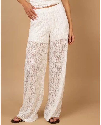 Pantalon dentelle