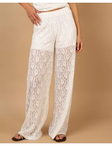 Pantalon dentelle
