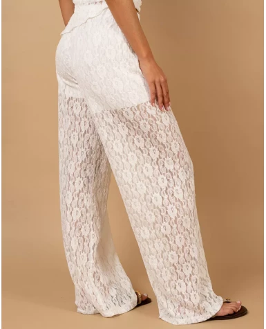 Pantalon dentelle
