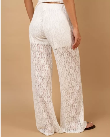 Pantalon dentelle