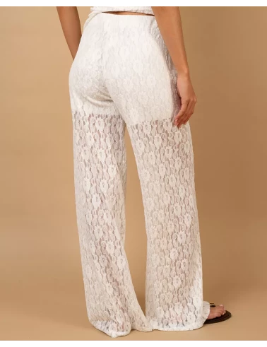 Pantalon dentelle