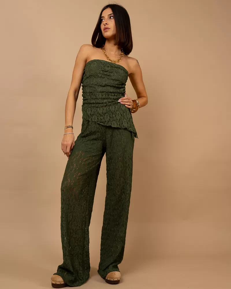 Pantalon dentelle