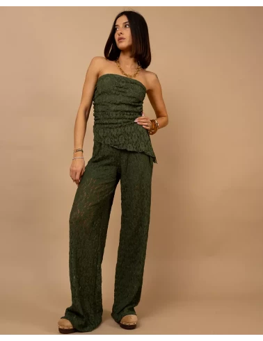 Pantalon dentelle
