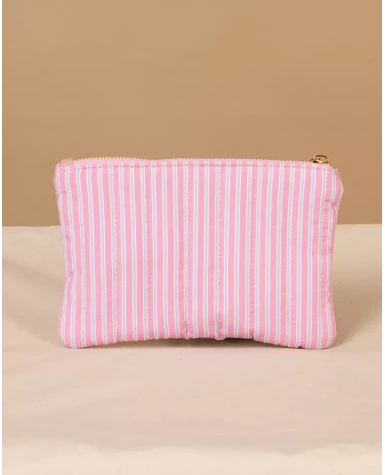 Pochette rayée amour