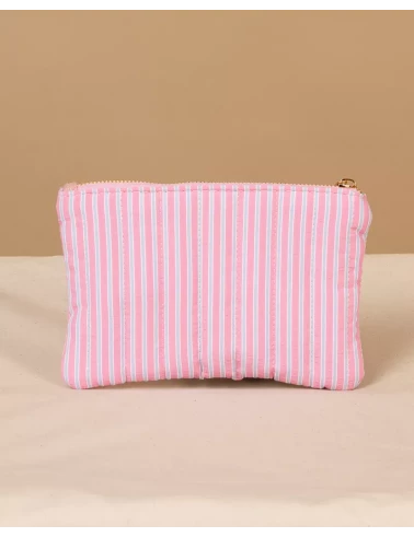 Pochette rayée amour