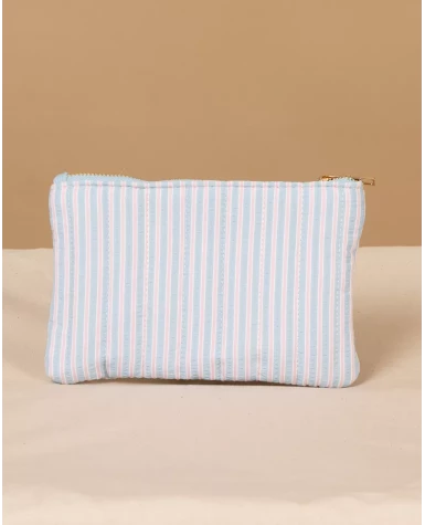 Pochette rayée amour