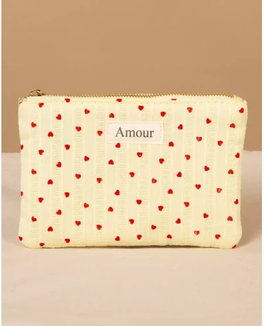 Pochette cœur amour