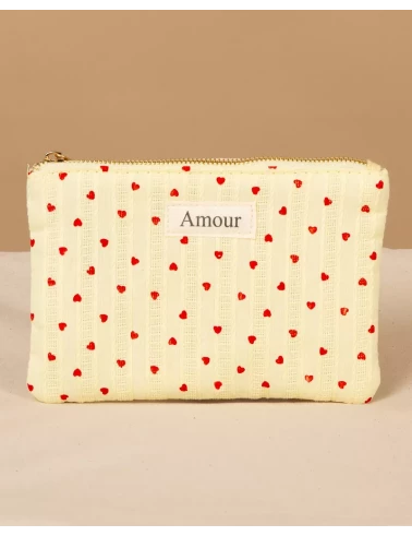 Pochette cœur amour