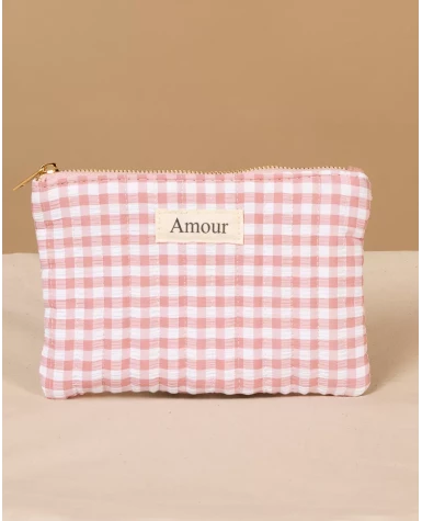 Pochette vichy amour