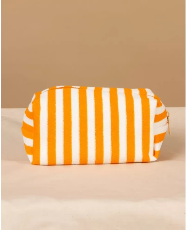 Pochette rayée éponge