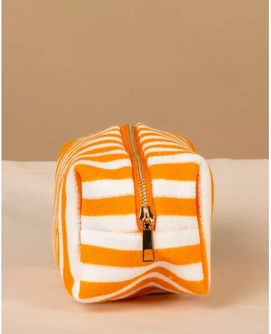 Pochette rayée éponge