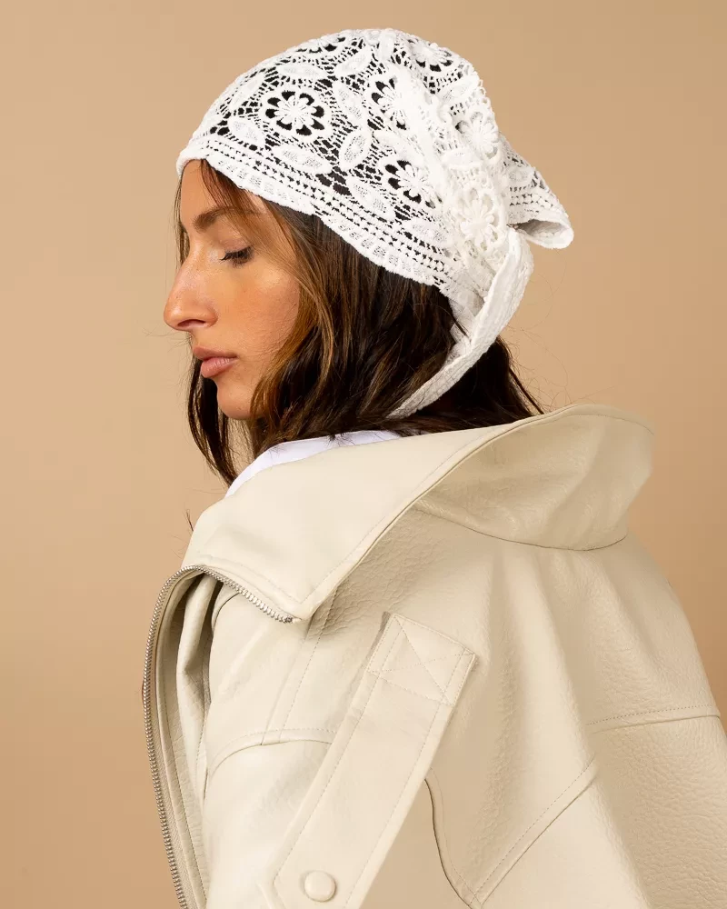 Foulard macramé