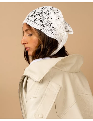 Foulard macramé
