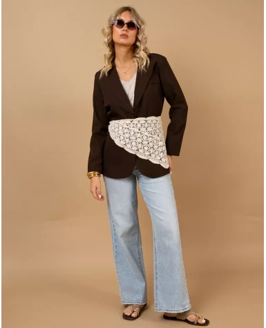 Foulard macramé
