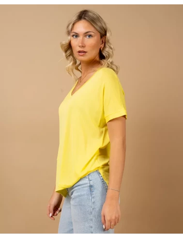 T-shirt oversize viscose