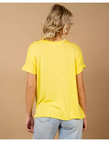 T-shirt oversize viscose