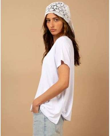 T-shirt oversize viscose