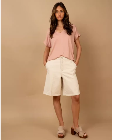T-shirt oversize viscose