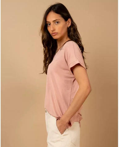 T-shirt oversize viscose