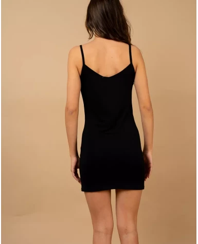 Fond de robe col en v