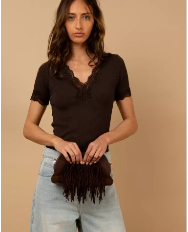 T-shirt dentelle