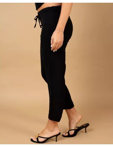 Pantalon revers fluide