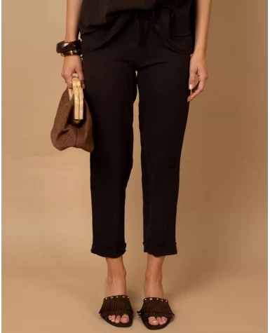 Pantalon revers fluide
