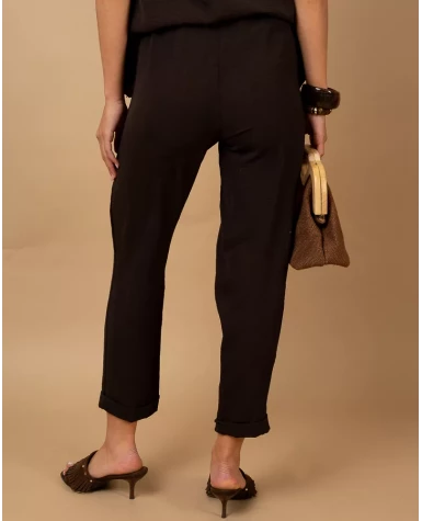 Pantalon revers fluide