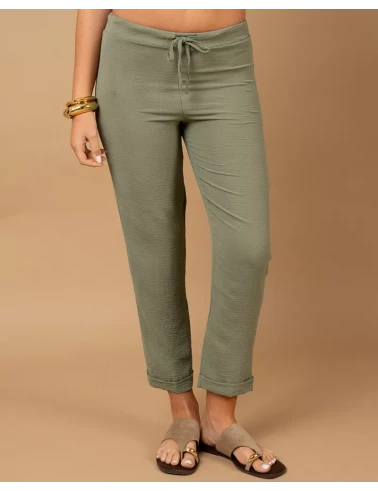 Pantalon revers fluide