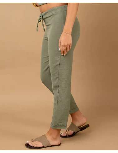 Pantalon revers fluide