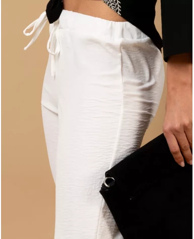 Pantalon revers fluide