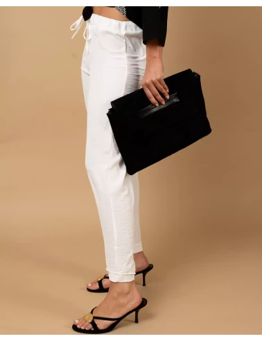 Pantalon revers fluide