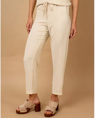 Pantalon revers fluide
