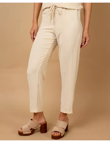 Pantalon revers fluide