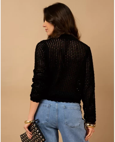 Gilet grosse maille